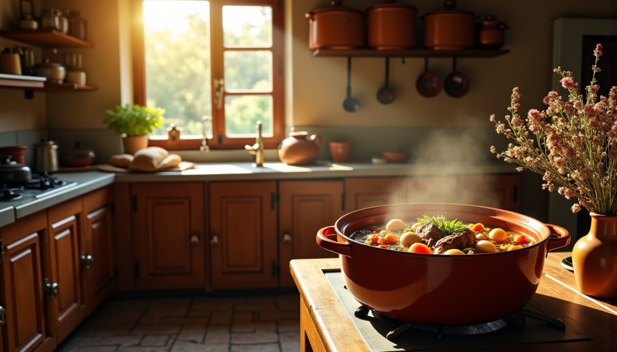 La joue de bœuf mijotée en daube provençale : une immersion gourmande au cœur des saveurs d'antan La joue de bœuf mijotée en daube provençale : une immersion gourmande au cœur des saveurs d'antan