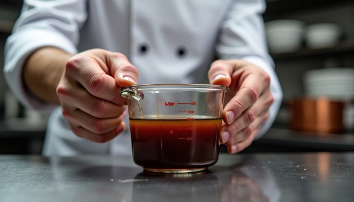 Conversions en cuisine : comment mesurer avec précision bouillons et fonds de viande